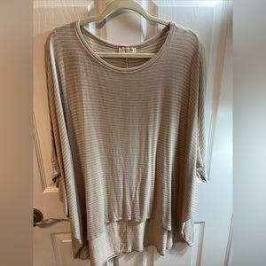 Andree by unit oatmeal striped high low top large